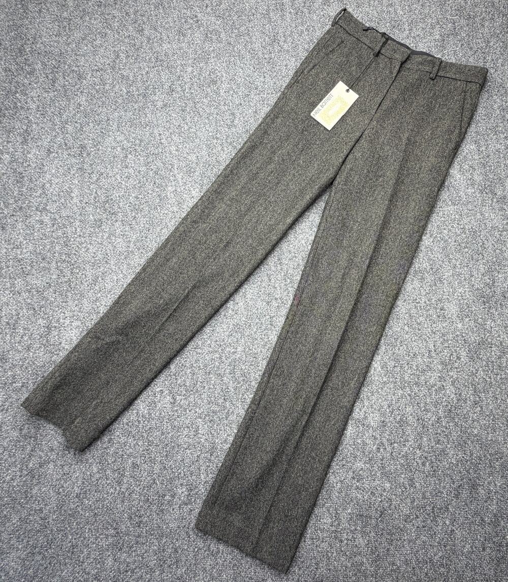 Neil Barrett Mens 33 Gray Herringbone Wool Trousers Made Italy NWT NEW